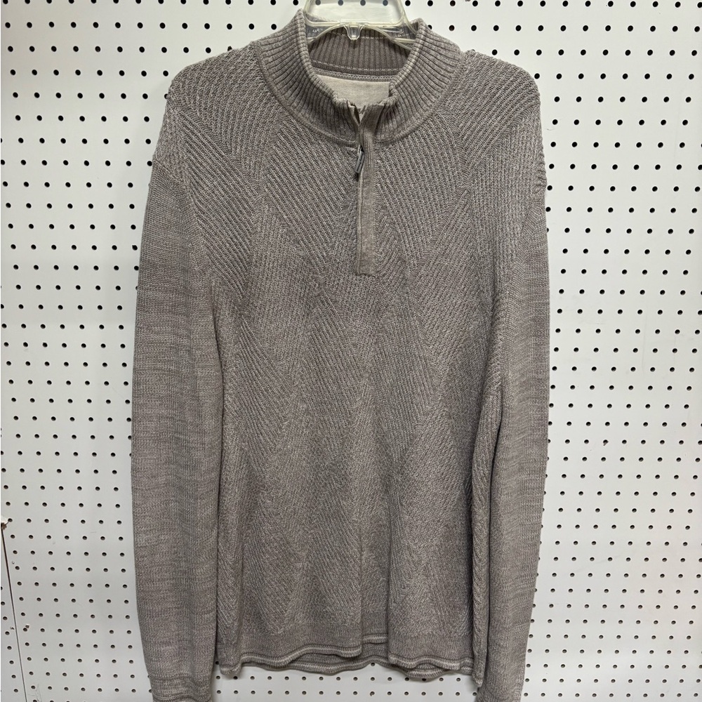 ☘️ Tommy Bahama Tan Zip-Up Sweater Size XL